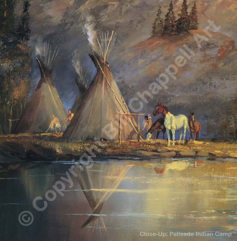 Palisade&nbsp;Indian&nbsp;Camp&nbsp;(Giclee&nbsp;Print)
